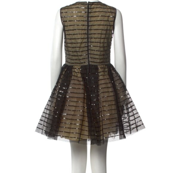 Red Valentino Tulle Sequin Cocktail Dress - Picture 3 of 4